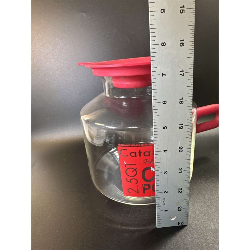 Catamount Glass Microwave Popcorn Popper Corn Popper 2 1/2 Quarts EUC - Picture 10 of 10